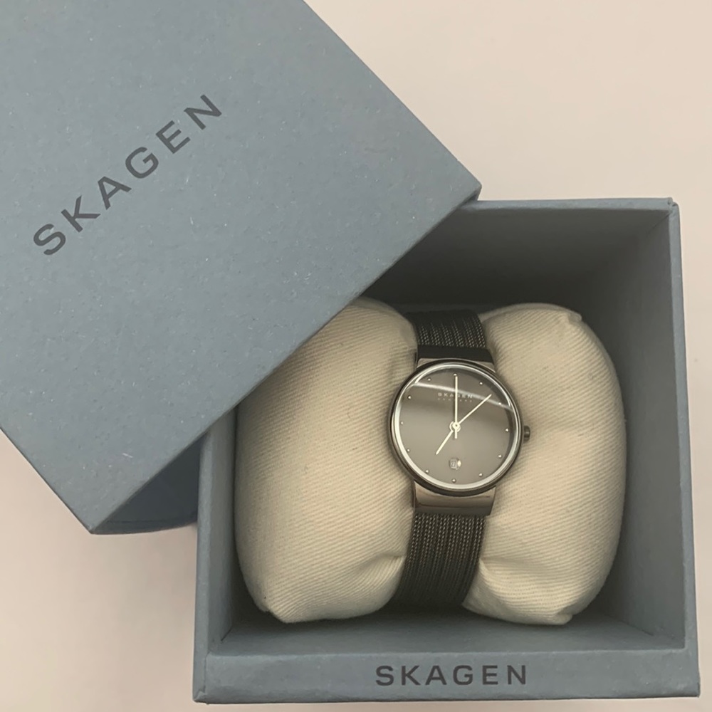 Skagen Denmark Charcoal Grey Small Women’s Watch